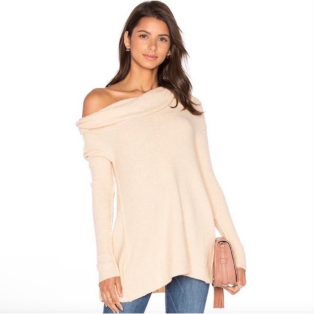 Free People Strawberry Fields Sweater in Cream NWT Size Small